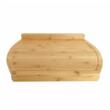 Tocator manual din bambus cu margini, dreptunghiular, 45x33x4 cm, Kinghoff