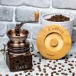 Rasnita de cafea traditionala, manuala, 19.5x8x8 cm, Kinghoff