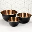 Boluri, inox, negru, set de 3 piese 1,6 l, 3 l si 5 l, Klausberg