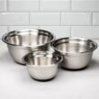 Boluri, inox, set de 3 piese 1,6 l, 3 l si 5 l, gri, Klausberg