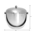 Frapiera pentru gheata, din inox, capacitate 1.75 L, Kinghoff