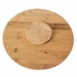 Tocator rotativ din bambus, tava 35 cm, Kinghoff