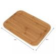 Placa tocator pentru taiat paine, bambus 33 x 23 x 1,9 cm, Kinghoff