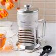Infuzor pentru ceai si cafea, ceainic presa, capacitate 600 ml, din sticla, Kinghoff