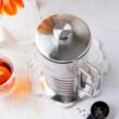 Infuzor pentru ceai si cafea, ceainic presa, capacitate 600 ml, din sticla, Kinghoff