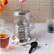 Infuzor pentru ceai si cafea, ceainic presa, capacitate 600 ml, din sticla, Kinghoff