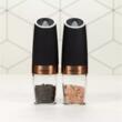 Set 2 rasnite pentru sare si piper, electrice, activare automata, capacitate 50 ml, Kinghoff