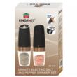 Set 2 rasnite pentru sare si piper, electrice, activare automata, capacitate 50 ml, Kinghoff