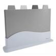 Set 4 placi pentru tăiat din plastic ecologic, cu suport, 300 x 225 x 50 mm, Kinghoff