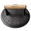 Presa de carne pentru hamburgeri, din fonta, 22 cm, Kinghoff
