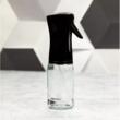 Pulverizator pentru ulei si otet, 190ml, 6 x 20 cm negru, Kinghoff