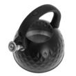 Ceainic traditional din oțel inoxidabil, capacitate 3 litri, negru, Klausberg