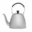 Fierbator traditional, ceainic din otel inoxidabil, cu sita, argintiu capacitate 1.1 litri, Klausberg