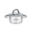 Oala cu capac din inox, capacitate 0.5 litri, 12 cm, Kinghoff