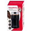 Rasnita electrica pentru cafea, 200W, neagra, Klausberg