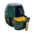 Friteuza cu aer cald, 7 programe, ecran LCD, capacitate 7.7 litri 1800 W, verde, Klausberg