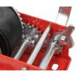 Troliu manual, vinci, 1200 Kg, lungime curea 10 m, grosime cablu 5 mm, mecanism cu clichet, Verke