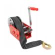 Troliu manual, vinci, 1200 Kg, lungime curea 10 m, grosime cablu 5 mm, mecanism cu clichet, Verke