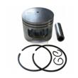 Piston complet compatibil China 4500, 43mm, bolt 10mm, 45cc, Micul Padurar, Almaz, Ruris, Blade, Gospodarul, Total, Craftec, Voinic, PowerX