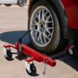 Carucior cu role extensibile 300-550 mm, 12'', pentru transport masini avariate, 680kg, Verke