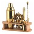 Set cocktail shaker pentru barmani ,16 piese , auriu, Klausberg