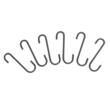 Set organizator pentru bucatarie, cu montaj pe perete, din otel, set 16 elemente, negru, Kinghoff