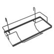 Set organizator pentru bucatarie, cu montaj pe perete, din otel, set 16 elemente, negru, Kinghoff