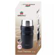 Termos pentru alimente 0,75 l, negru, Kinghoff
