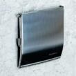 Suport hartie igienica, inox, 12 x 12,3 x 1,6 cm, Klausberg