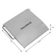 Suport hartie igienica, inox, 12 x 12,3 x 1,6 cm, Klausberg