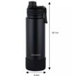 Cana termica, neagra, 720ml, termos, inox, Klausberg