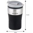 Cana termica, neagra, 280ml, termos, inox, Klausberg