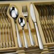 Set tacamuri din inox, 72 piese, geanta depozitare tip diplomat, Kinghoff