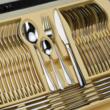 Set tacamuri din inox, 72 piese, geanta depozitare tip diplomat, Kinghoff