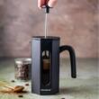 Infuzor de sticla pentru cafea, ceai sau ierburi, 800ml , Klausberg