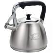 Fierbator argintiu cu fluier, aluminiu, 3L, ceainic, Klausberg