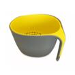 Bol cu strecuratoare detasabila, gri, galben, 23cm, Kassel