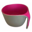 Bol cu strecuratoare detasabila, 23cm, roz, gri, Kassel