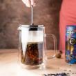 Infuzor pentru cafea, ceai,  din sticla, 600 ml,  Klausberg