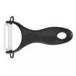 Set 5 cutite de bucatarie, curatator de fructe si legume, inox, negru, Klausberg