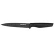 Set 5 cutite de bucatarie, curatator de fructe si legume, inox, negru, Klausberg