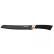 Set cutite de bucatarie cu suport, negru ,inox, 6 piese, Klausberg