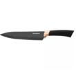 Set cutite de bucatarie cu suport, negru ,inox, 6 piese, Klausberg