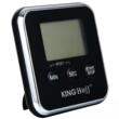 Cronometru de bucatarie, negru, electric, prindere magnetica, Kinghoff