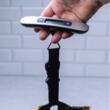 Cantar digital de mana, pentru bagaje, 41-50kg, Kinghoff