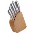 Set 5 cutite din inox, cu suport din lemn ,Kinghoff