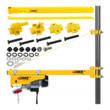 Suport troliu, 75 cm 600kg sau 110 cm 250kg, Brat electropalan, greutate maxima 600 kg, Verke