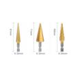 Set 3 burghie conice, 4-32 mm, Verke