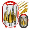 Set burghie conice 4-12; 4-20; 4-30 mm, 3x 3; 6; 8 mm, 6 piese, Verke