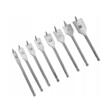 Set 8 burghie plate, dalti pentru lemn 12-32mm Verke